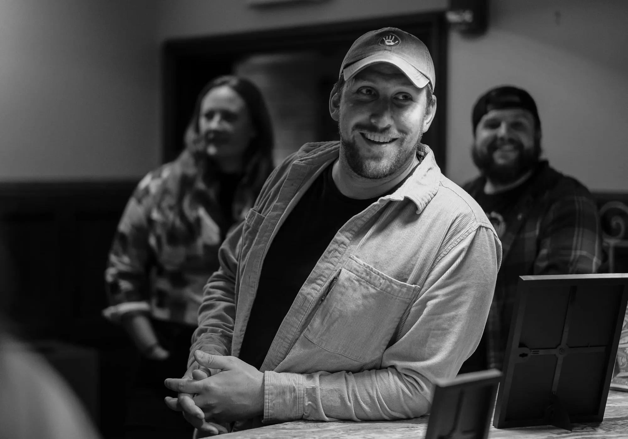 Spencer Sherry, founder of Monkey Business Endeavors, on set.